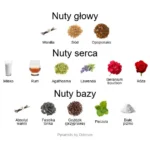 Mirabile ekstrakt perfum - piramida zapachów
