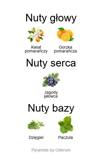 Diptyque Eau Des Sens EDT - piramida zapachów